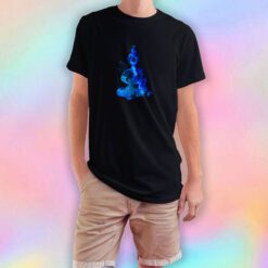 Blue Buddha Silhouette T Shirt