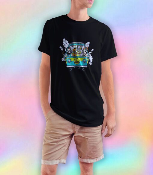 Cheech And Chong With Scooby Doo Smoke T Shirt