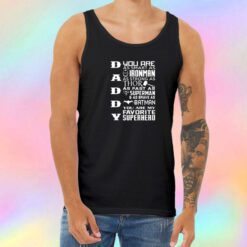 Daddy My superhero Unisex Tank Top