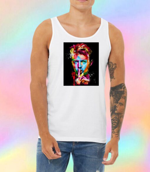 David Bowie pop Unisex Tank Top