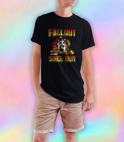 Fallout Social Distance Training Since 1997 T Shirt