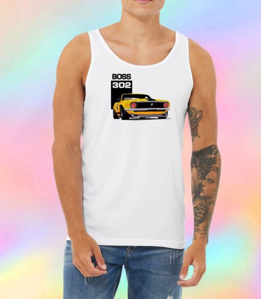 Ford Mustang Boss 302 Unisex Tank Top