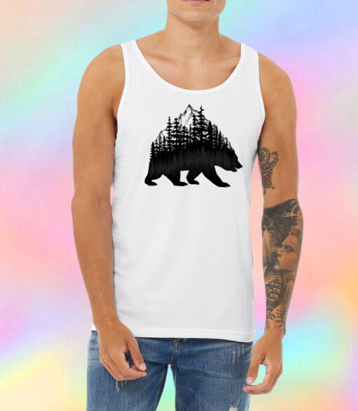 Forest Bear III Unisex Tank Top