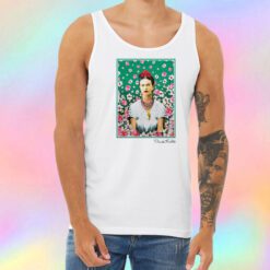 Frida Kahlo Floral Vintage Unisex Tank Top