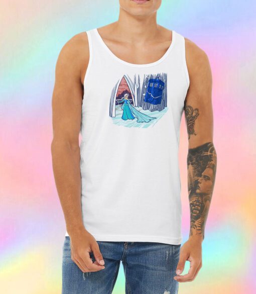Frozen in Time and Space Unisex Tank Top