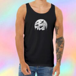 Full Moon Over London Unisex Tank Top