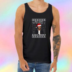 Funny Asap Rocky Rapper Christmas Unisex Tank Top
