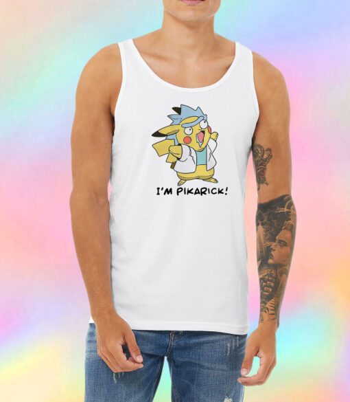 Funny Pikarick Parody Rick and Morty Unisex Tank Top
