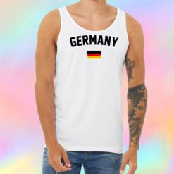 Germany Flag Paint Unisex Tank Top