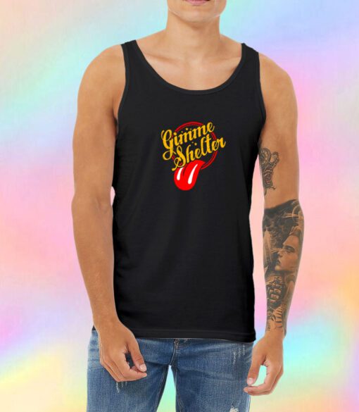 Gimme Shelter Rolling Stones Unisex Tank Top