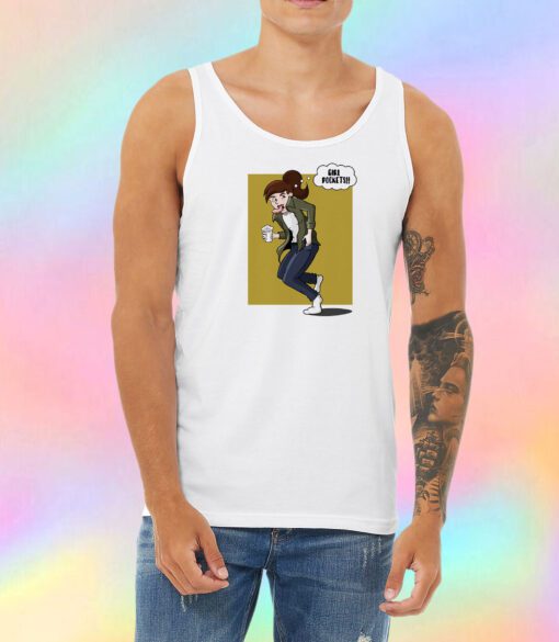 Girl Pockets Unisex Tank Top