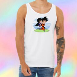 Goku and Chichi Chibi Unisex Tank Top
