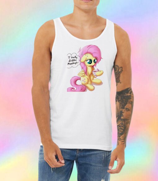 Good Morning Fluttershy Unisex Tank Top