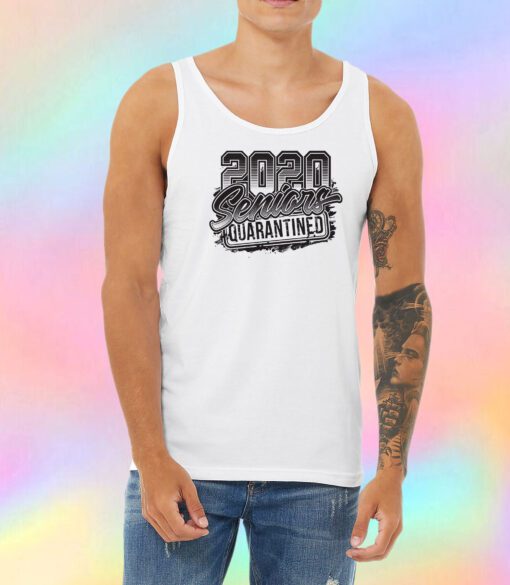 Graduation High School Senior 2020 Quarantine Men Boys Son Grandson Unisex Tank Top