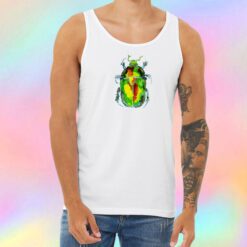 Green Rose Chafer Unisex Tank Top