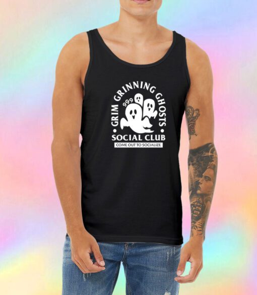 Grim Grinning Ghost Unisex Tank Top