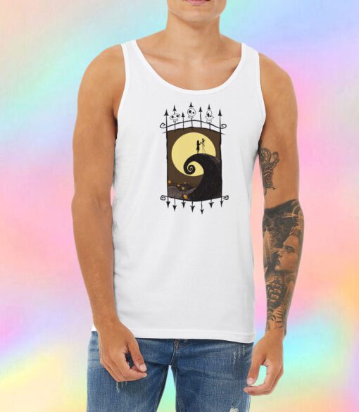 Halloween Scene Unisex Tank Top