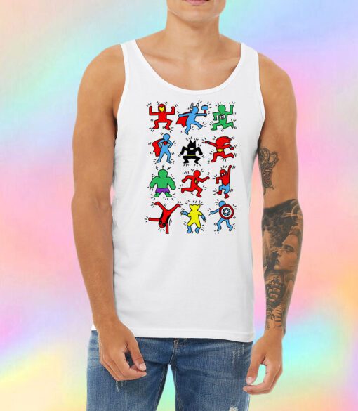 Haring Heroes Unisex Tank Top