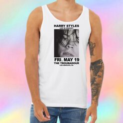 Harry Styles Live in Concert The Troubadour Unisex Tank Top