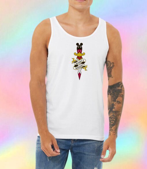 Heroes and Villains Light Tattoo Dagger Video Game Unisex Tank Top
