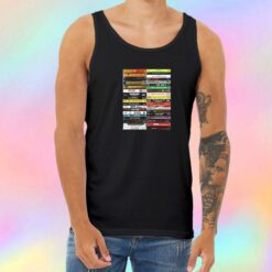 Hip Hop Casette Collection Retro Unisex Tank Top