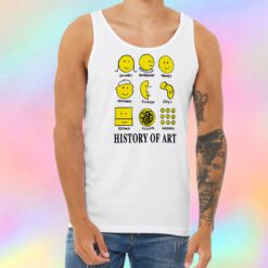 History of Art Smiley Face Unisex Tank Top