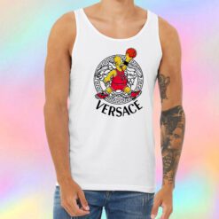 Homer Jordan Versace Unisex Tank Top