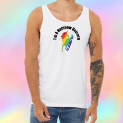 I Am A Rainbow Unicorn Unisex Tank Top
