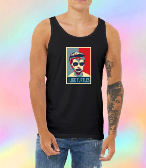 I Like Turtles Unisex Tank Top