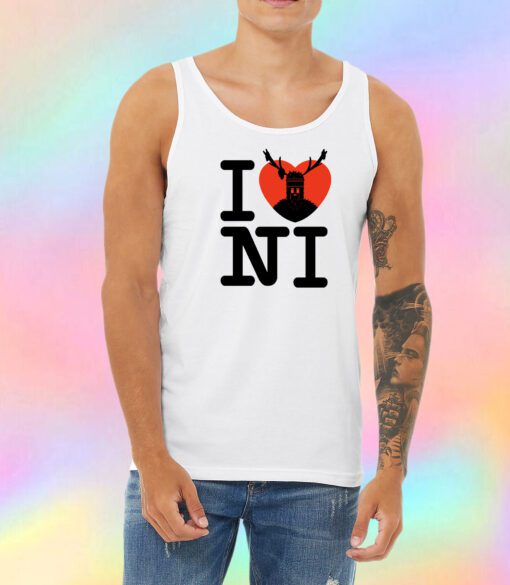 I Love NI Unisex Tank Top