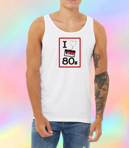I luv 80s Unisex Tank Top