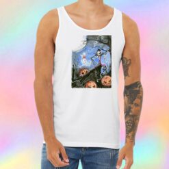 John Skellington landscape Unisex Tank Top