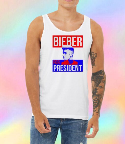 Justin Bieber For President Unisex Tank Top