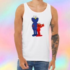 KAWS x Uniqlo x Sesame Street BFF Elmo Unisex Tank Top
