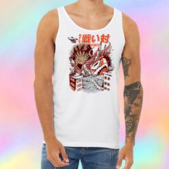 Kaiju Food Fight Unisex Tank Top