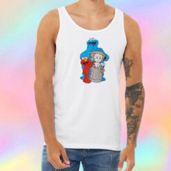 Kaws X Sesame Street Collab Unisex Tank Top