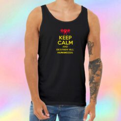 Keep calm and destroy all humanoids III Unisex Tank Top