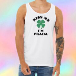 Kiss me Im PRADA Unisex Tank Top