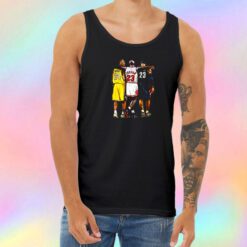 Kobe Bryant GOAT Hoodie x Michael Jordan x Lebron James Unisex Tank Top