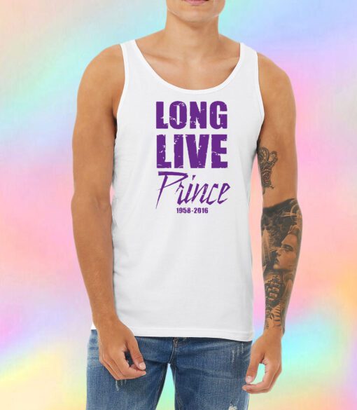 LONG LIVE PRINCE Unisex Tank Top