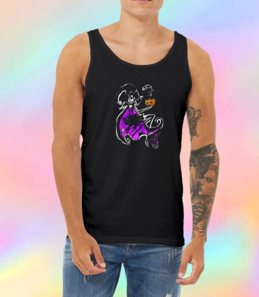 Lady Halloween Unisex Tank Top