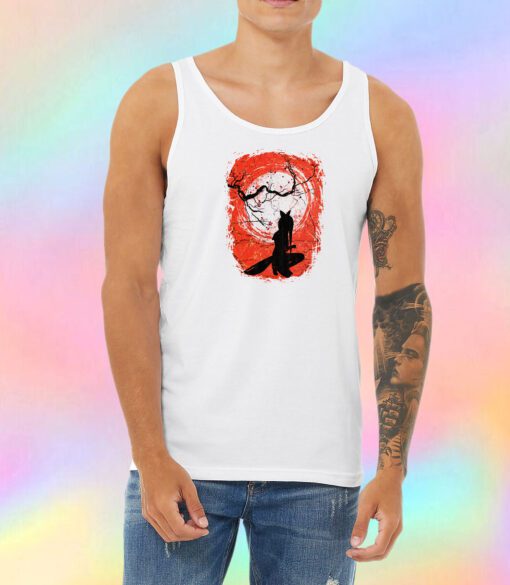 Lady Samurai Vintage Unisex Tank Top