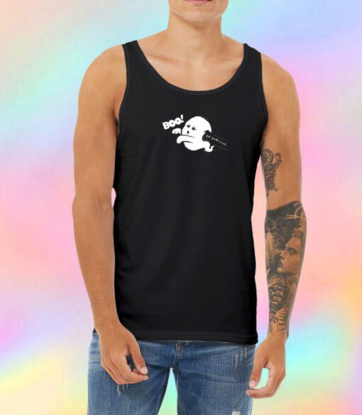 Lazy Ghost is lazy Unisex Tank Top
