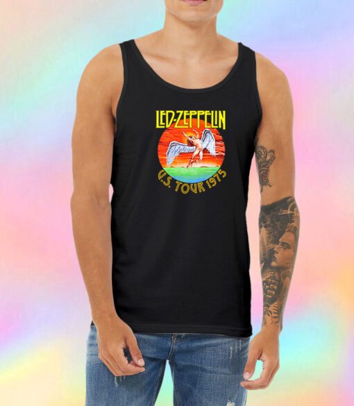 Led Zeppelin US Tour 1975 Unisex Tank Top
