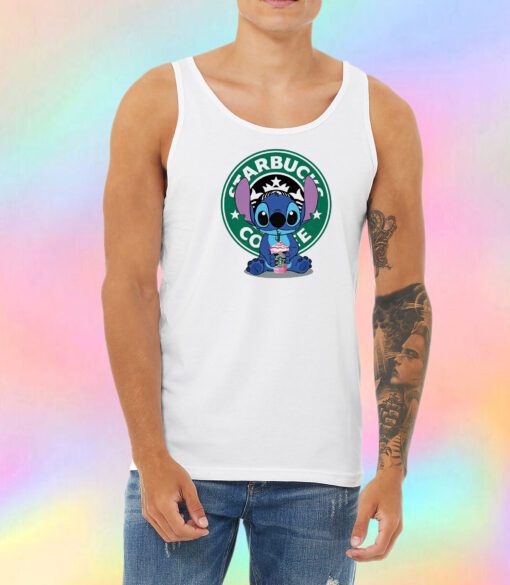 Lilo Stitch Starbucks Coffee Unisex Tank Top