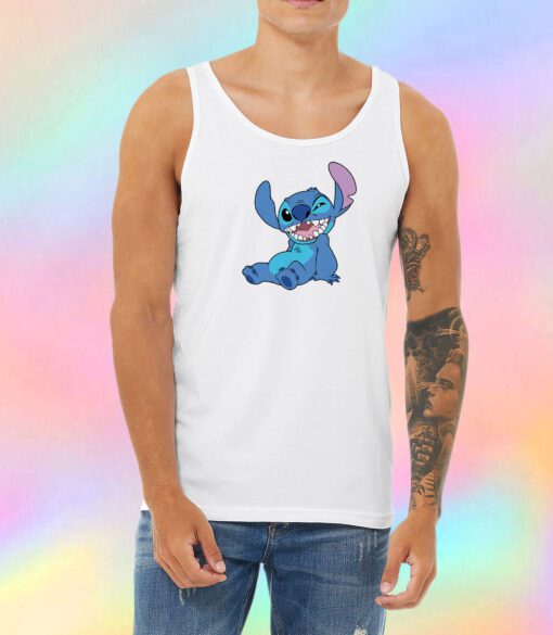 Lilo and Stitch Winky Wink Unisex Tank Top