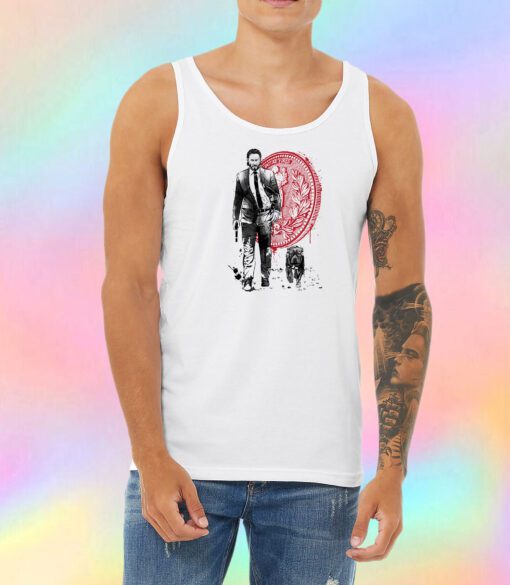 Lone Hitman and Cub Unisex Tank Top