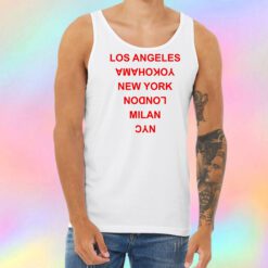 Los Angeles Yokohama New York London Unisex Tank Top
