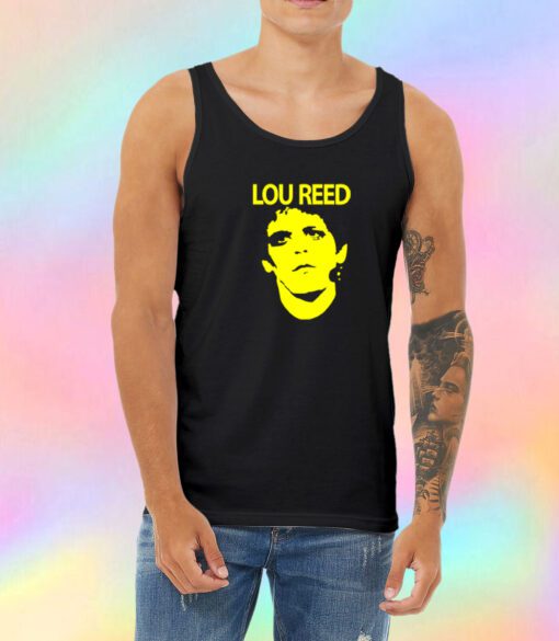 Lou Reed Vintage Super Soft Unisex Tank Top