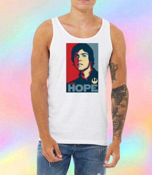 Luke Skywalker Hope Unisex Tank Top